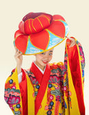 紅型打掛「一越松柄」