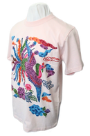 【NEW】爽やかピンク手染めTシャツ
