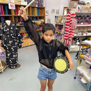 本格！締め太鼓キット24cm【手持ち取っ手・バチ付き】チーガ2色