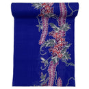 藤と桔梗柄 紗 全6色 着物反物