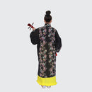 【ハーフ衣裳/稽古着】紅型（黒）