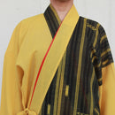 【ハーフ衣裳/稽古着】絣柄（黄色）