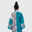 【ハーフ衣裳/稽古着】紅型柄（青×白）