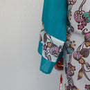 【ハーフ衣裳/稽古着】紅型柄（青×白）