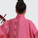 【ハーフ衣裳/稽古着】かすり柄（ピンク）