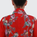 【ハーフ衣裳/稽古着】紅型柄（赤）