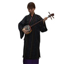 【ハーフ衣裳/稽古着】紅型ブラック×ピンク