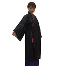 【ハーフ衣裳/稽古着】紅型ブラック×ピンク