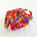 つは琉球店オリジナル 紅型風呂敷ランチバッグ