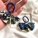 【ピアス】うるまの海 ポリマークレイピアス