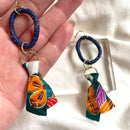 【ピアス】うるまの花 ポリマークレイピアス