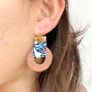 【ピアス】ちゅらさん ポリマークレイピアス