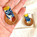 【ピアス】ちゅらさん ポリマークレイピアス