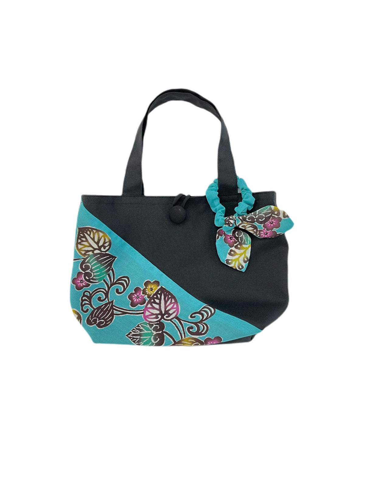 つは琉球店オリジナル 紅型風ミニバッグ | つは琉球店