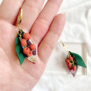 【ピアス】月桃 ポリマークレイピアス