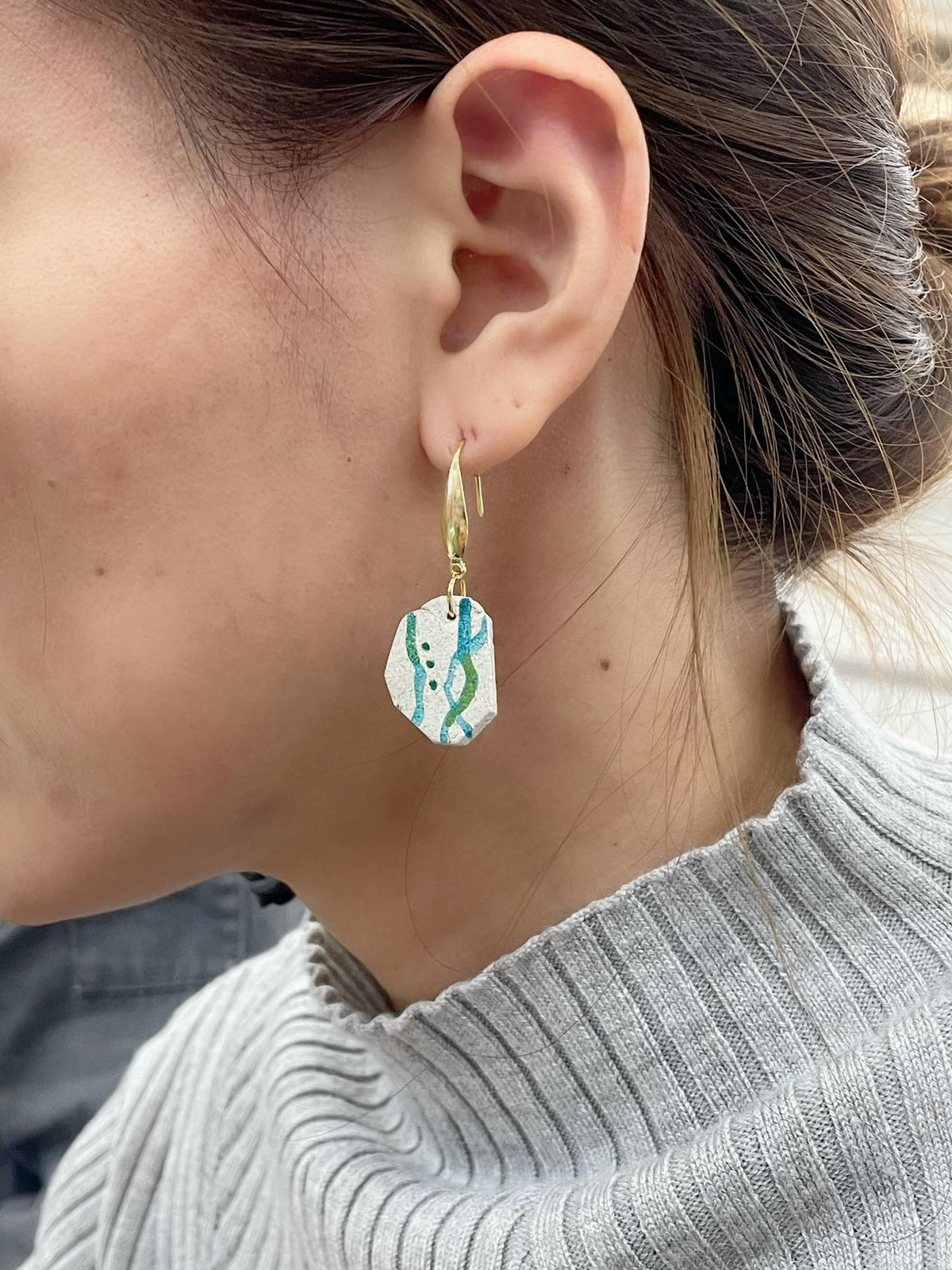 CONOCO ピアス 沖縄 紅型モチーフ アクセサリー