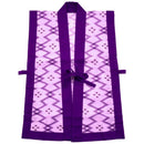 つは琉球店定番エイサー打掛（紫エリ×紫イナズマ柄）