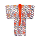 紅型打掛「一越扇面松皮菱模様」