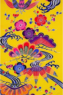 紅型柄　一越大松竹梅1 着物反物