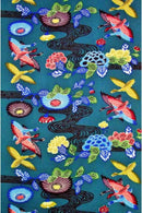 紅型柄　一越万寿菊 着物反物