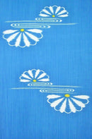 紗　菊水かすり柄　 着物反物