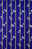 紗　七縞千鳥かすり柄　1 着物反物