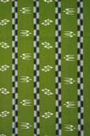 つむぎ風縞ツバメかすり柄 着物反物