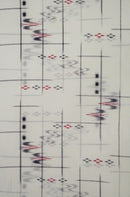 紗04かすり柄 着物反物