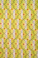 紗59 かすり柄 着物反物