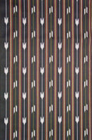 つむぎ風かすり矢柄 着物反物