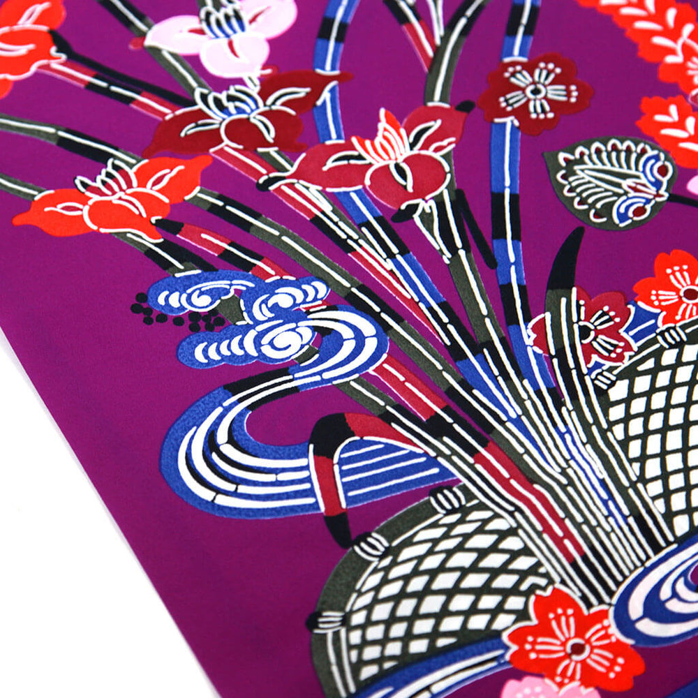 着物反物 薄紫・濃紫・ベージュ 13本セット 着物反物 薄紫・濃紫