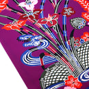 松柄 紫 着物反物