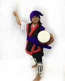 白黒 脚絆 園児用〜LLサイズ