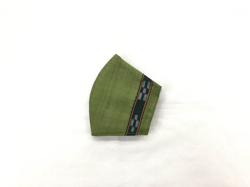 <transcy>Tsuha Ryukyu store original Kariyushi mask (One Point Shisa Emerald Green / Polyester)</transcy>