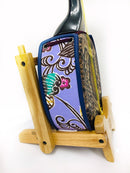 【New】ティーガー　紅型風 　藤色