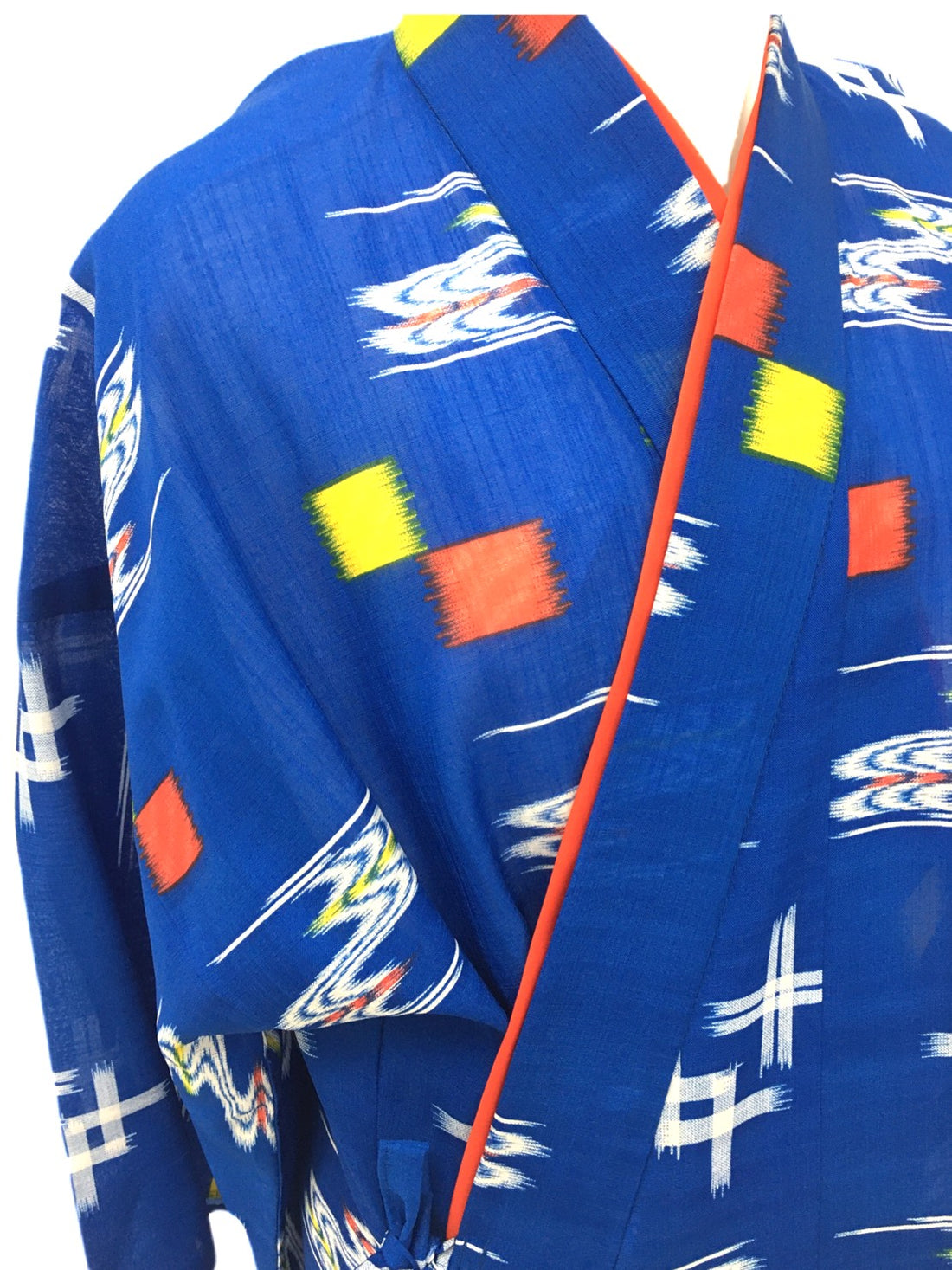 ハーフ衣裳/稽古着】絣柄 青 | つは琉球店