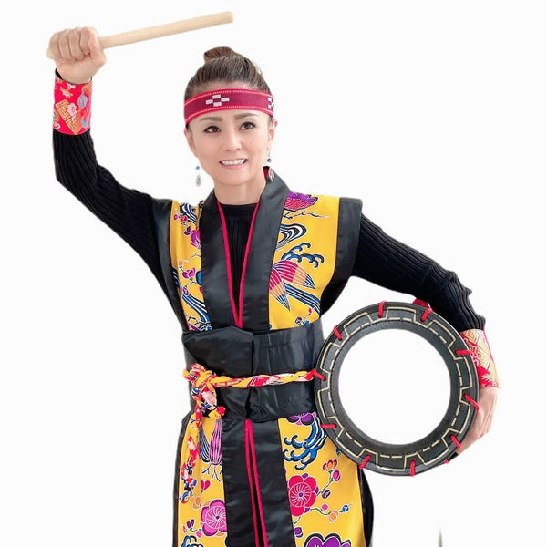 【限定品】沖縄エイサー衣装　【オリジナル】手描きイラストセット【感謝セール】 楽天市場】エイサー衣装 チャイナ 上下セット【送料無料】沖縄