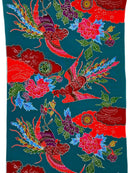 紅型柄　一越大鳳凰柄 着物反物