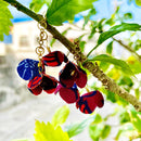 【ピアス＆イヤリング】サガリバナ 紅型ピアス