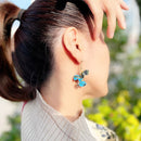 【ピアス＆イヤリング】サガリバナ 紅型ピアス